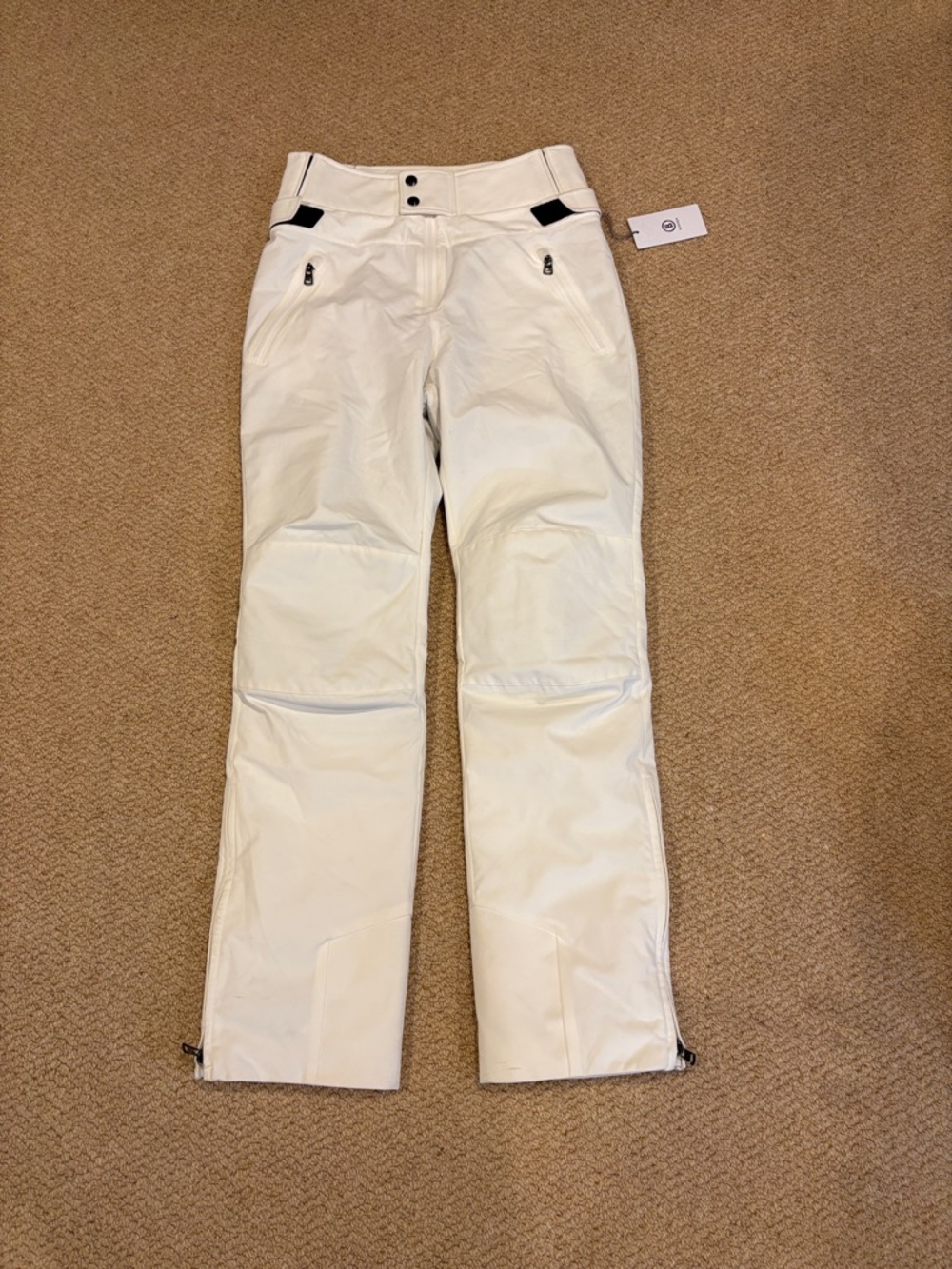 Bogner White Women's Straight-Leg Ski Pants